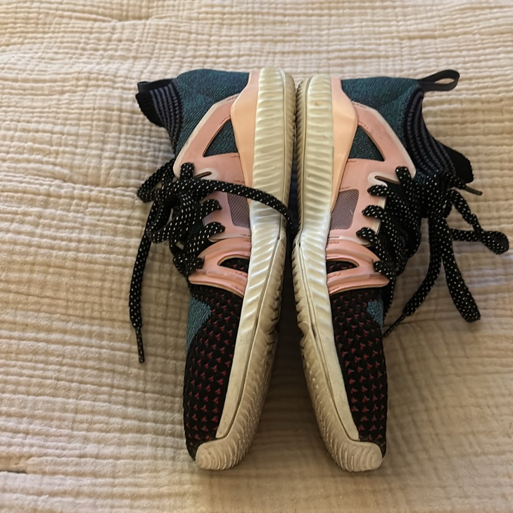 Adidas by Stella McCartney Teal and Pink Women's Shoes - Picture 4 of 9